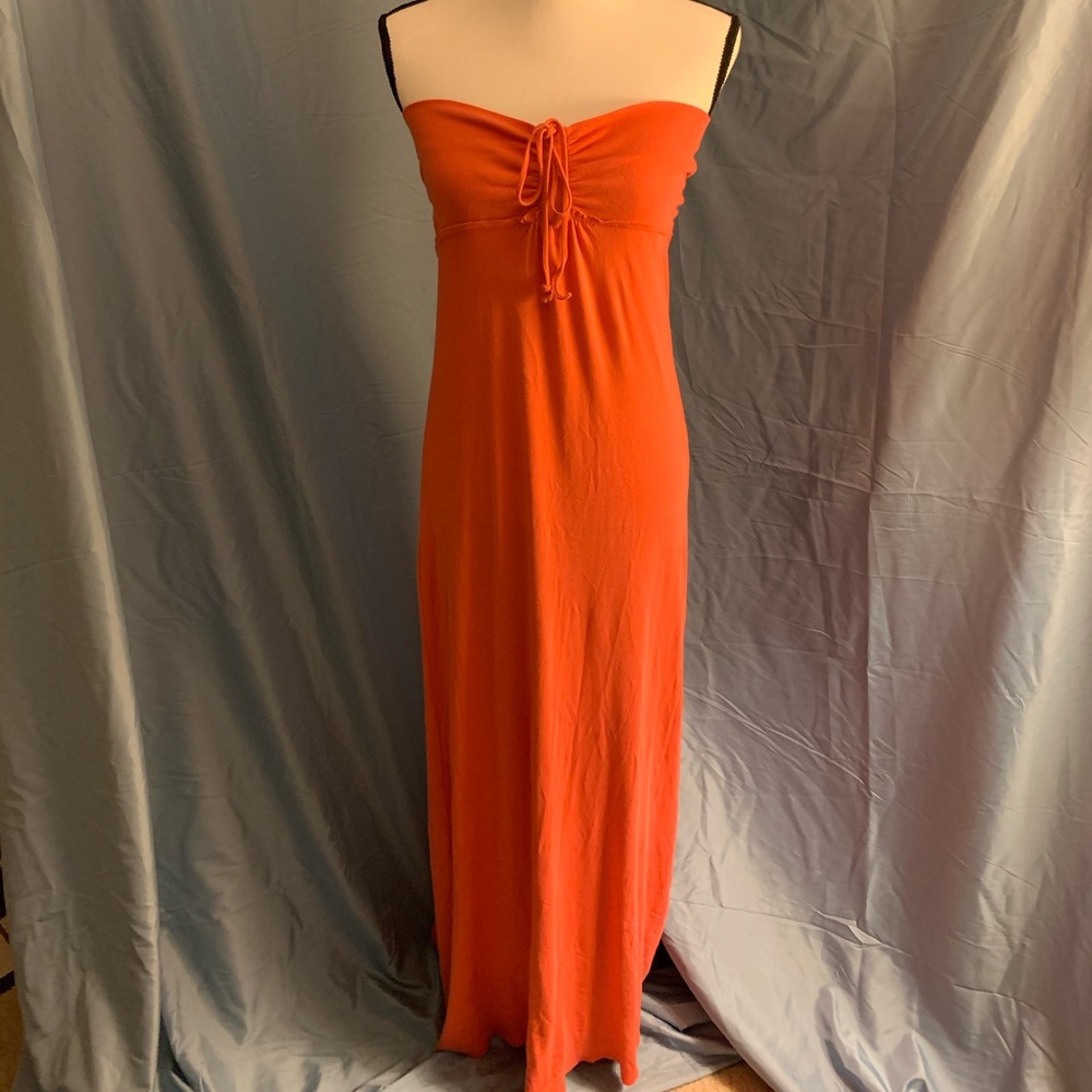 Summer strapless dress L